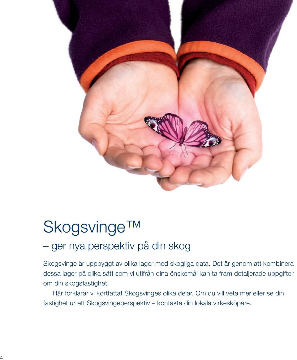 detaljerade uppgifter om din skogsfastighet. Här förklarar vi kortfattat Skogsvinges olika delar.