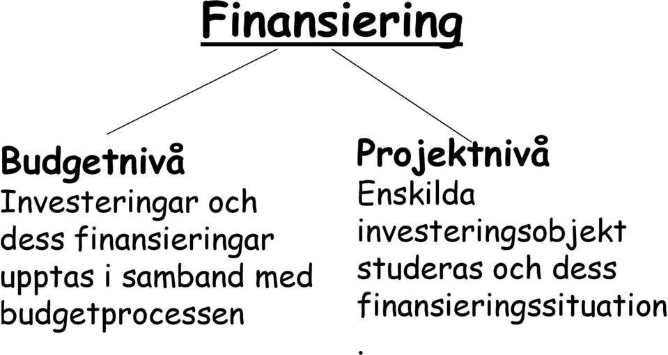 budgetprocessen Projektnivå Enskilda