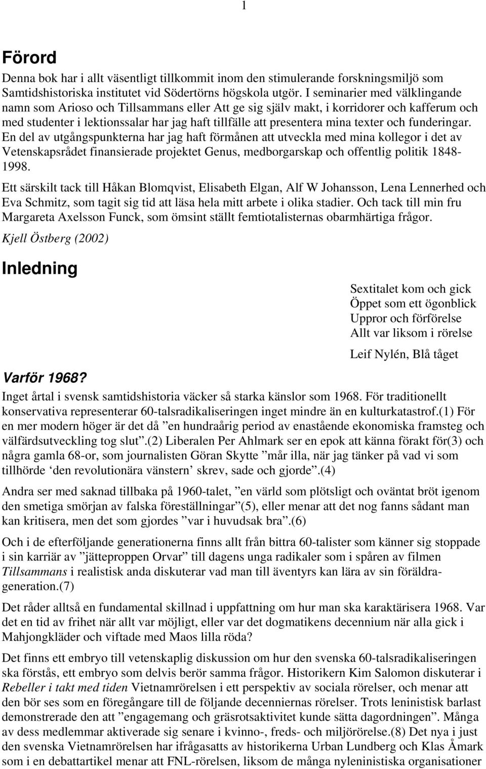 texter och funderingar.