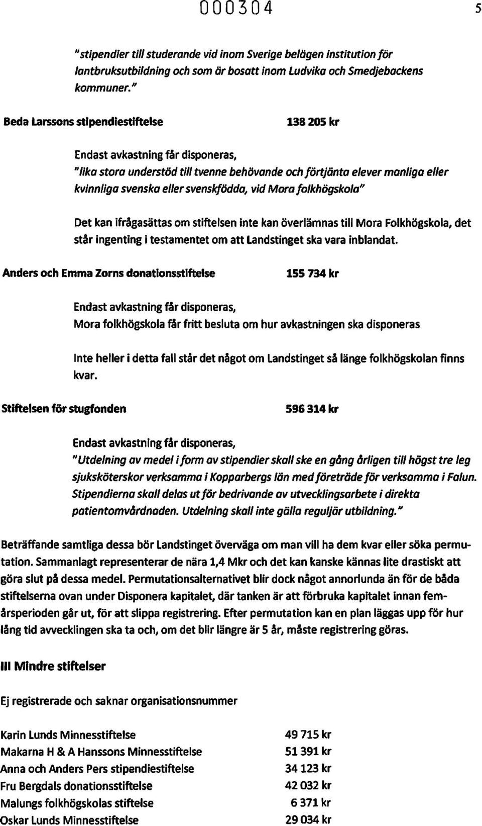 Landstinget Dalarna samförvaltade stiftelser - PDF Gratis nedladdning