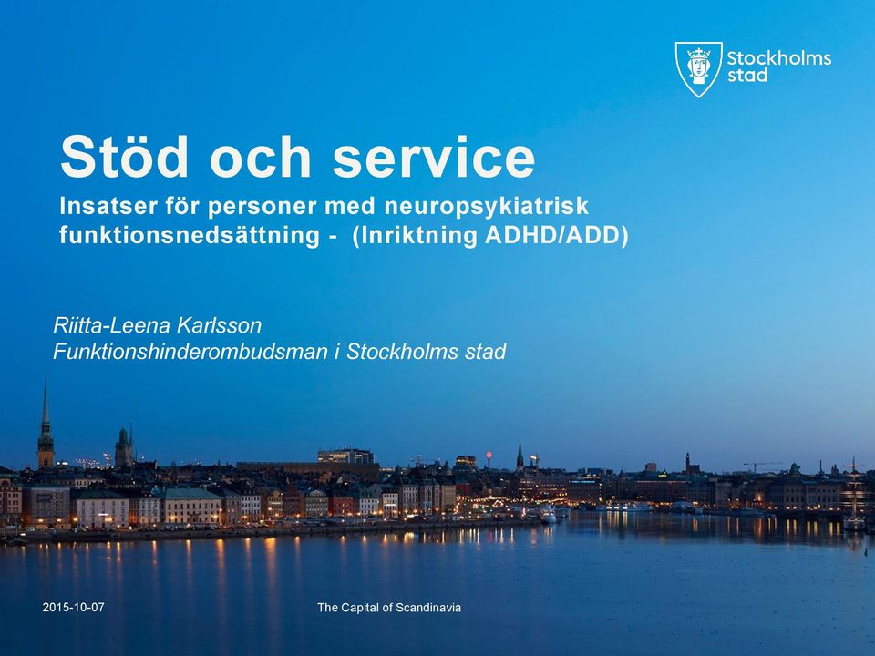 (Inriktning ADHD/ADD) Riitta-Leena Karlsson