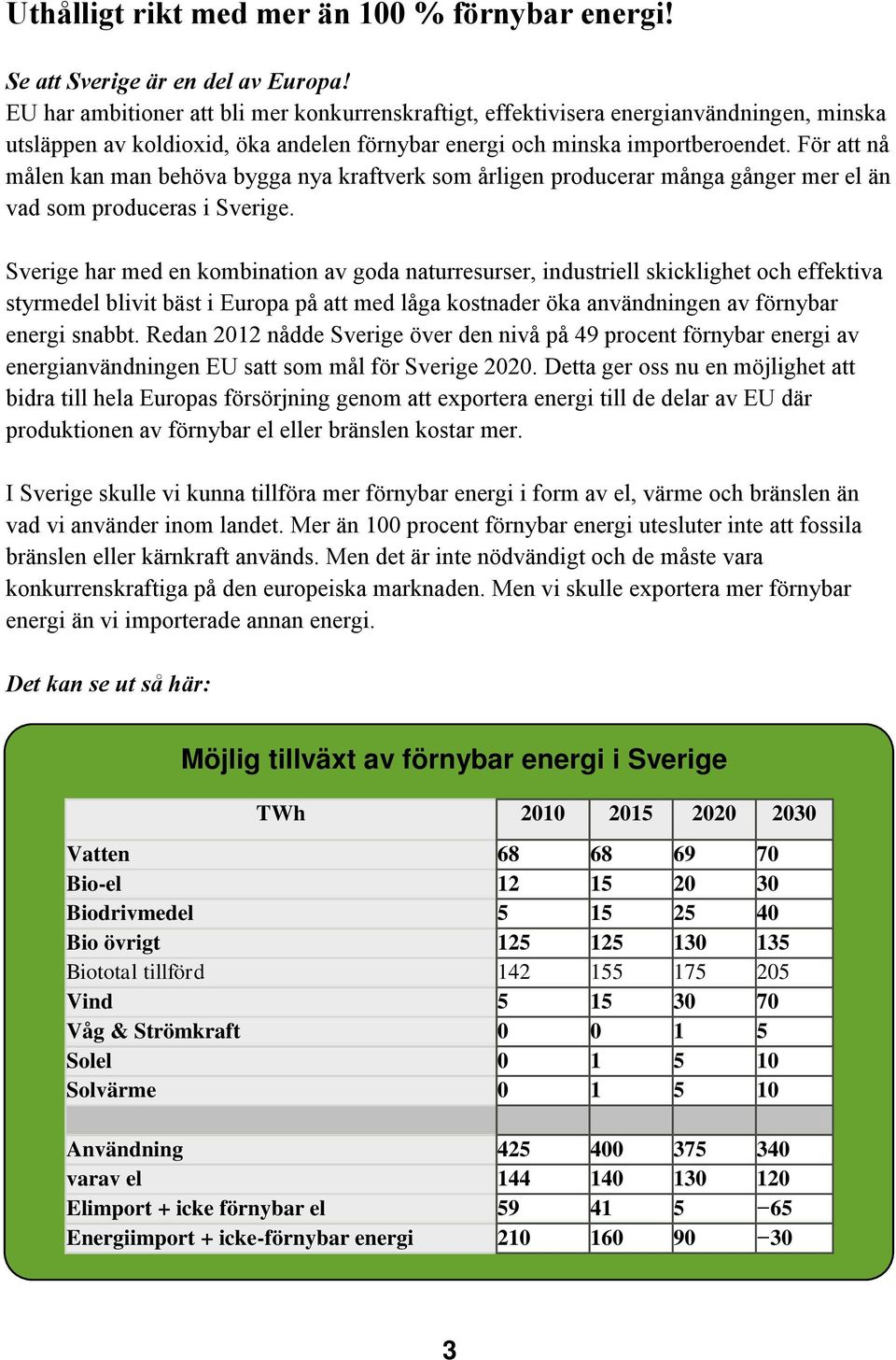 För att nå målen kan man behöva bygga nya kraftverk som årligen producerar många gånger mer el än vad som produceras i Sverige.