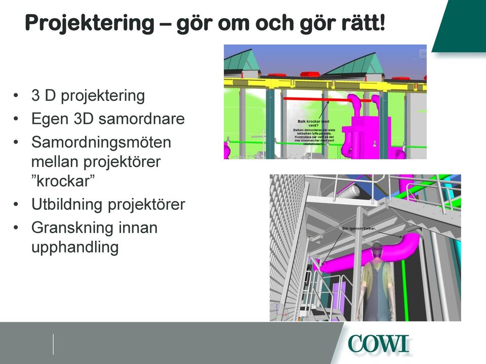 Samordningsmöten mellan projektörer