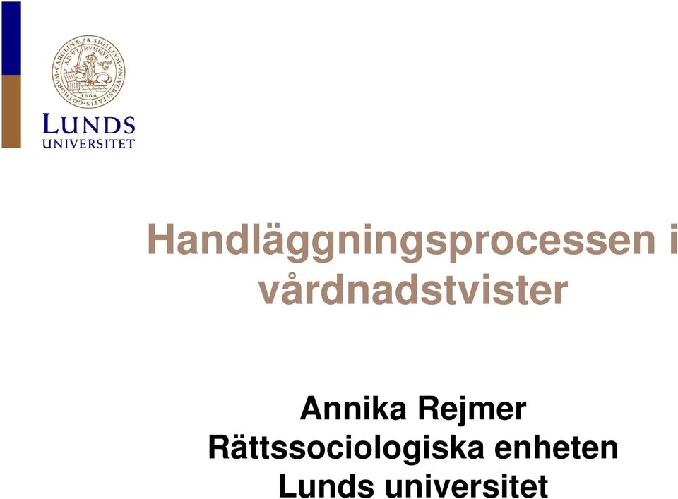 Rejmer Rättssociologiska