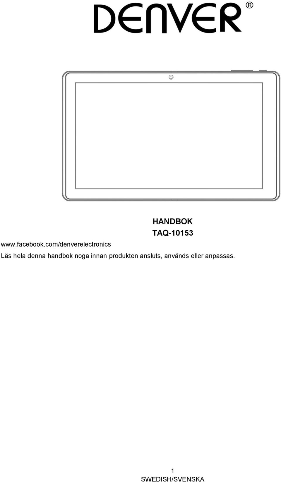 TAQ-10153 Läs hela denna handbok
