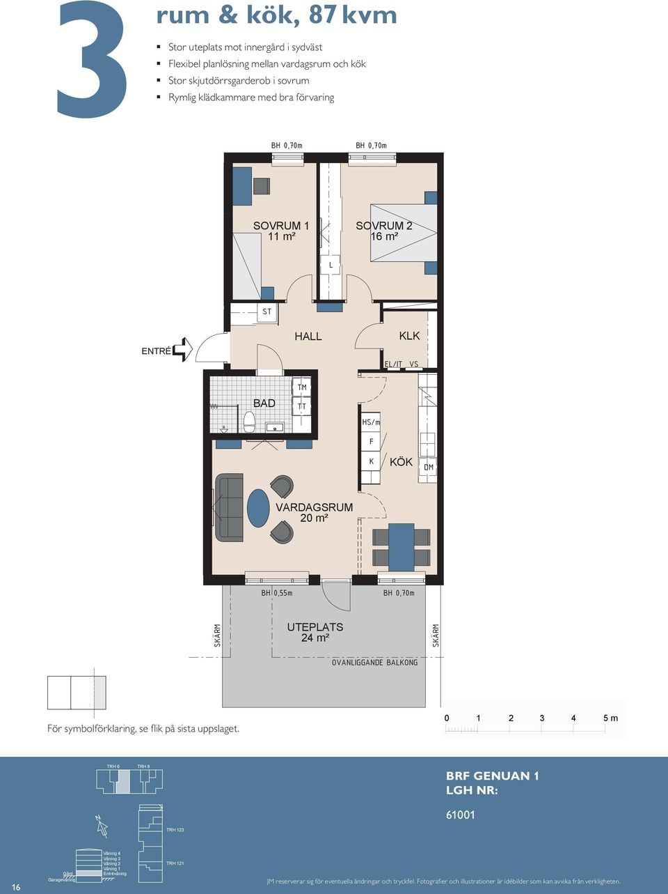 HA HA BH 0,70 m 2 16 m² HS/m HS/m E/IT E/IT 14 / 20 m² 11 S 20 m² HA SÄRM E/IT UTEPATS 24 m² M OVAIADE BAO SÄRM SÄRM UTEPATS 24 m² SÄRM OVAIADE BAO 16 ör symbolförklaring, se fl ik på sista uppslaget.