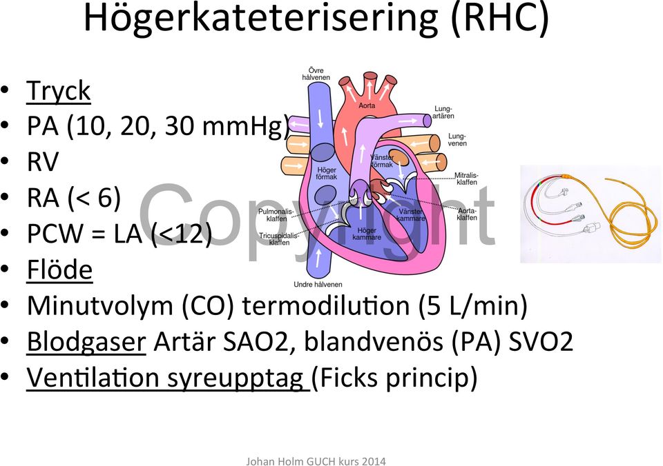 (CO) termodilufon (5 L/min) Blodgaser Artär SAO2,