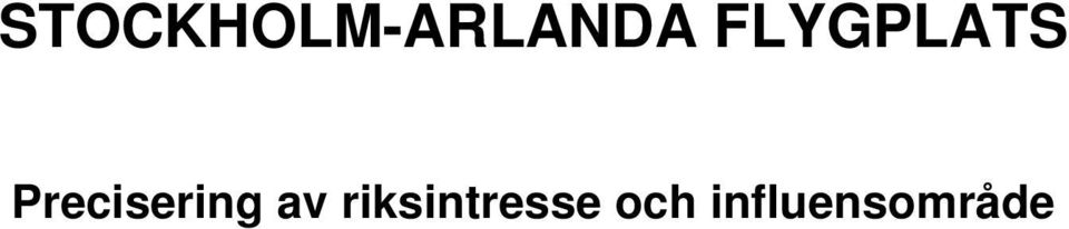 Precisering av