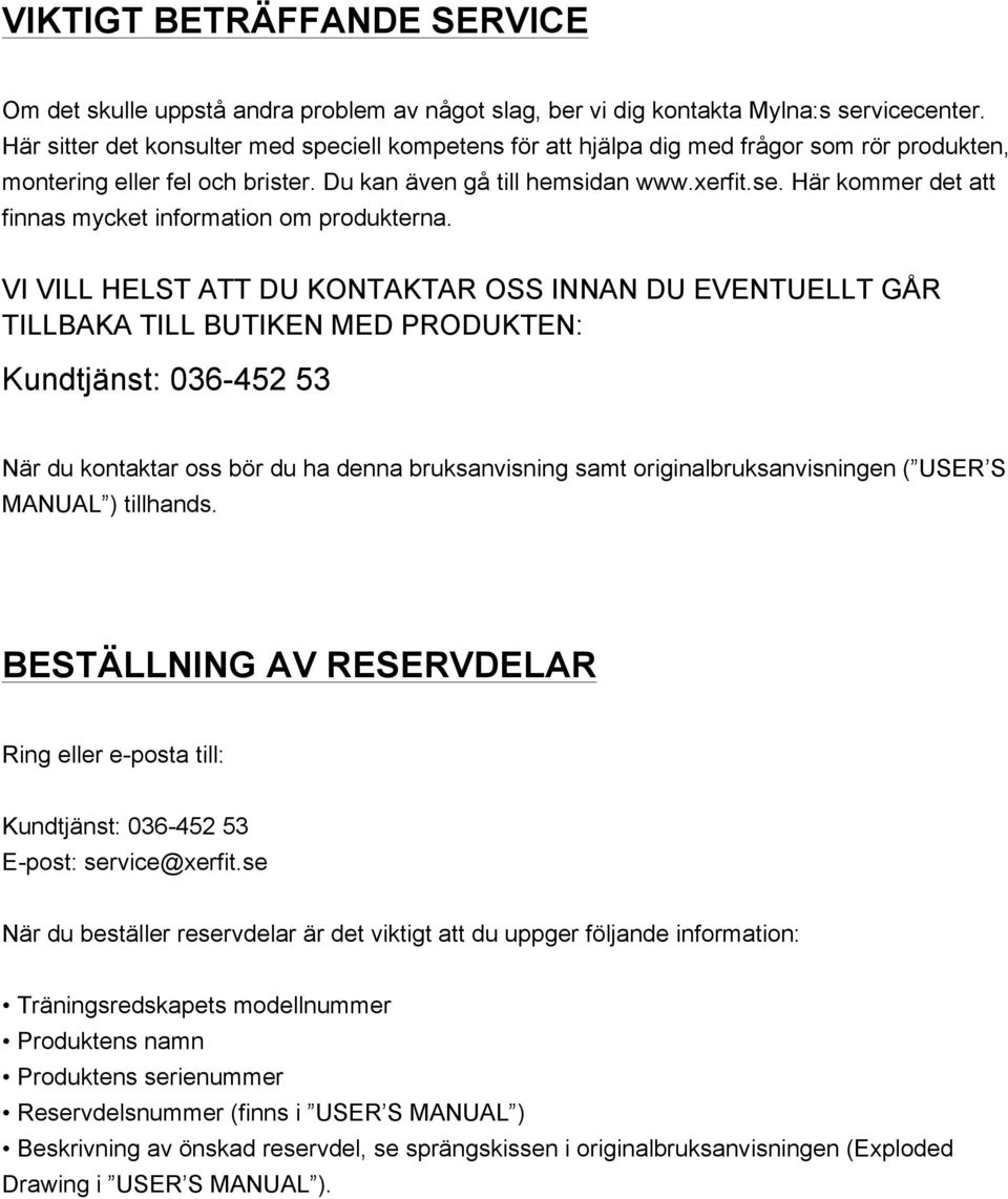 Här kommer det att finnas mycket information om produkterna.