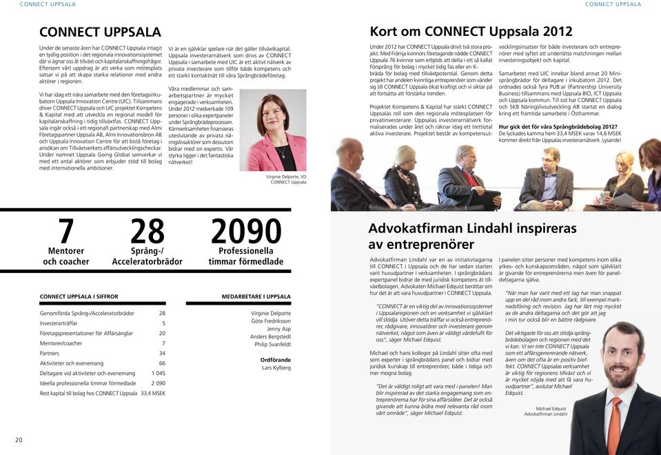 Vi har idag ett nära samarbete med den företagsinkubatorn Uppsala Innovation Centre (UIC).
