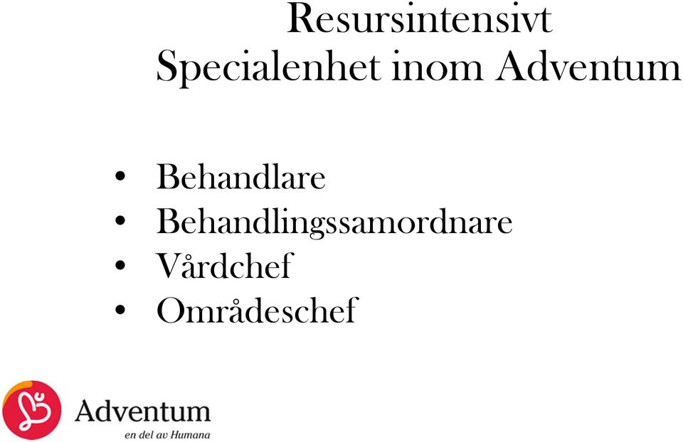 Adventum Behandlare