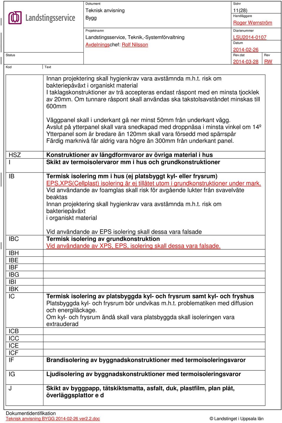 Avslut på ytterpanel skall vara snedkapad med droppnäsa i minsta vinkel om 14º Ytterpanel som är bredare än 120mm skall vara försedd med spärrspår Färdig marknivå får aldrig vara högre än 300mm från
