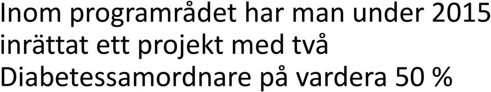 ett projekt med två