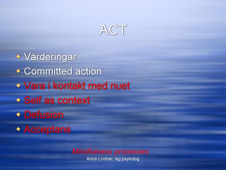 nuet Self as context
