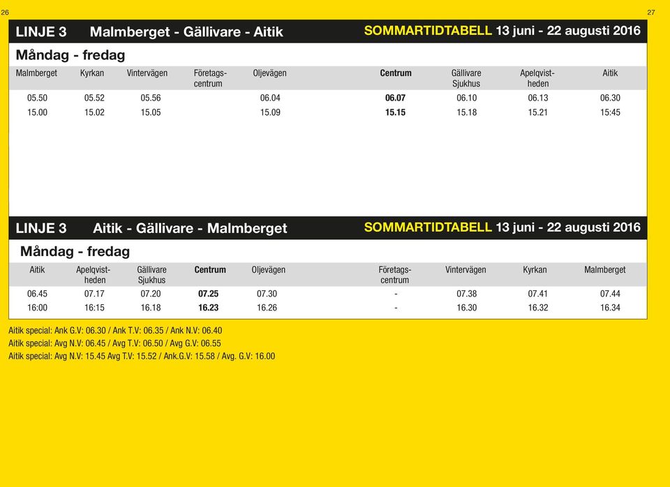 21 15:45 Aitik Apelqvist- Gällivare Centrum Oljevägen Företags- Vintervägen Kyrkan Malmberget heden Sjukhus centrum 06.45 07.17 07.20 07.25 07.30-07.38 07.41 07.44 16:00 16:15 16.18 16.23 16.26-16.