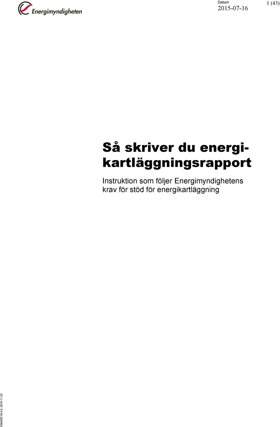 du energikartläggningsrapport