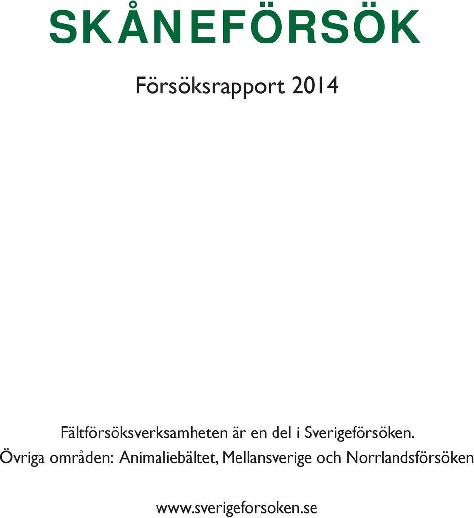 Sverigeöken.
