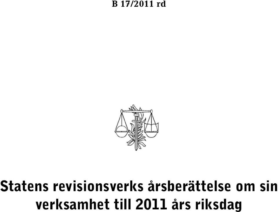 årsberättelse om sin