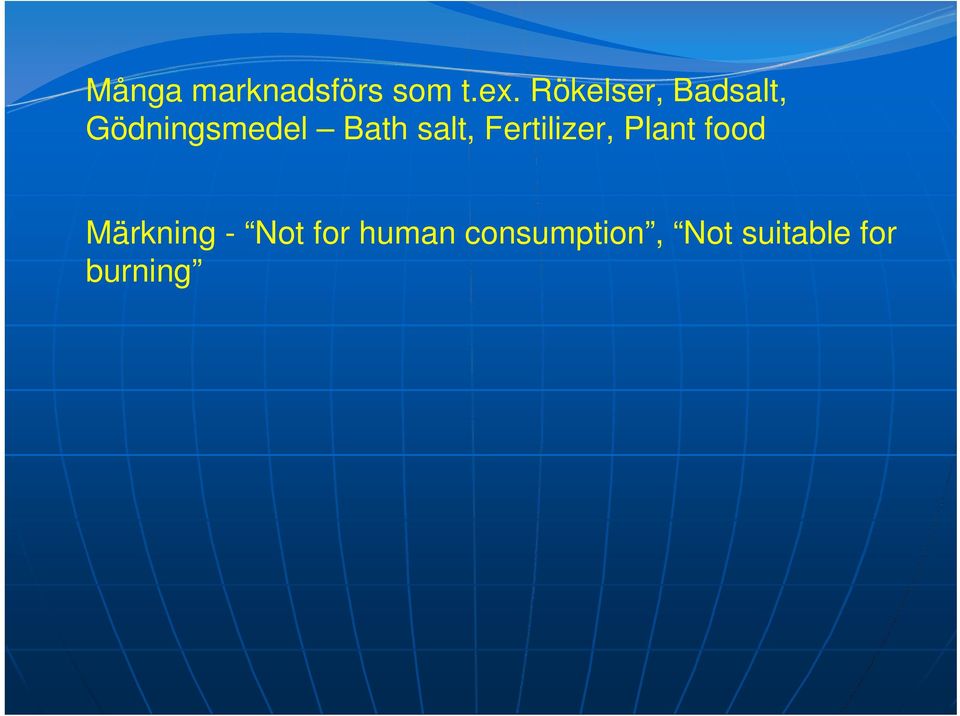 salt, Fertilizer, Plant food Märkning -