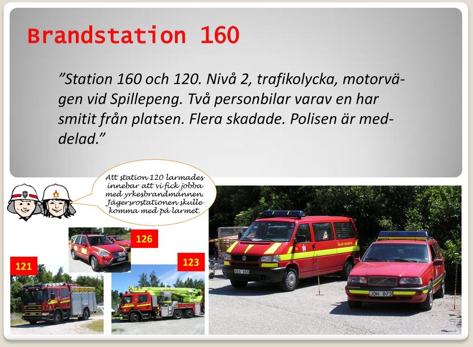 Två personbilar varav en har smitit från platsen. Flera skadade.