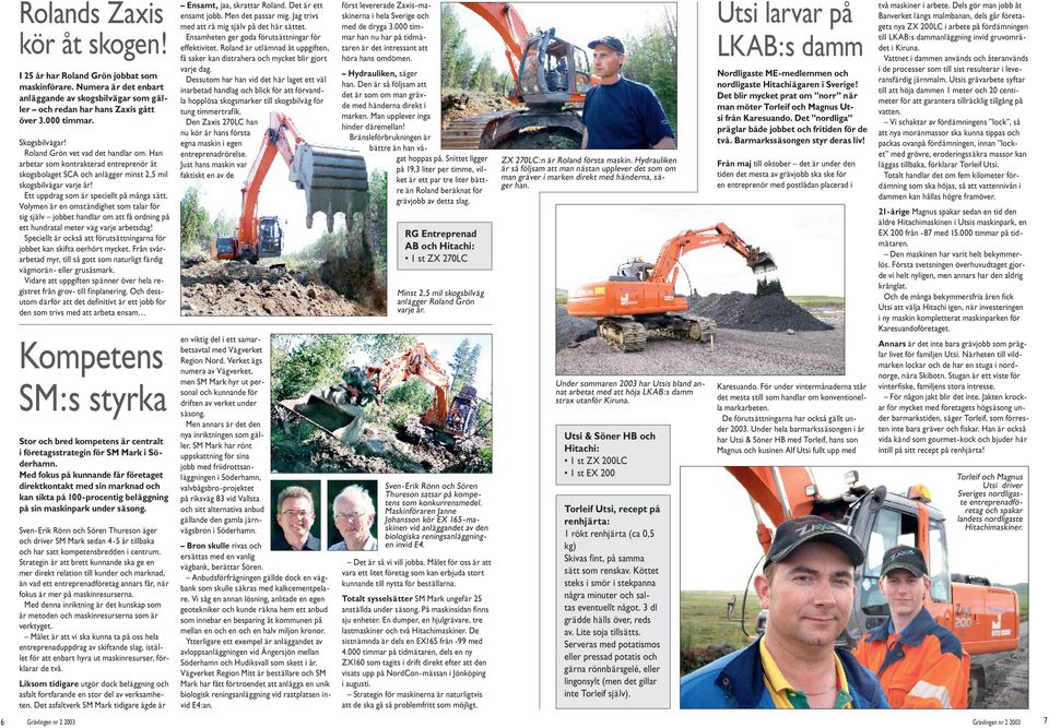 Ett uppdrag som är speciellt på många sätt. Volymen är en omständighet som talar för sig själv jobbet handlar om att få ordning på ett hundratal meter väg varje arbetsdag!
