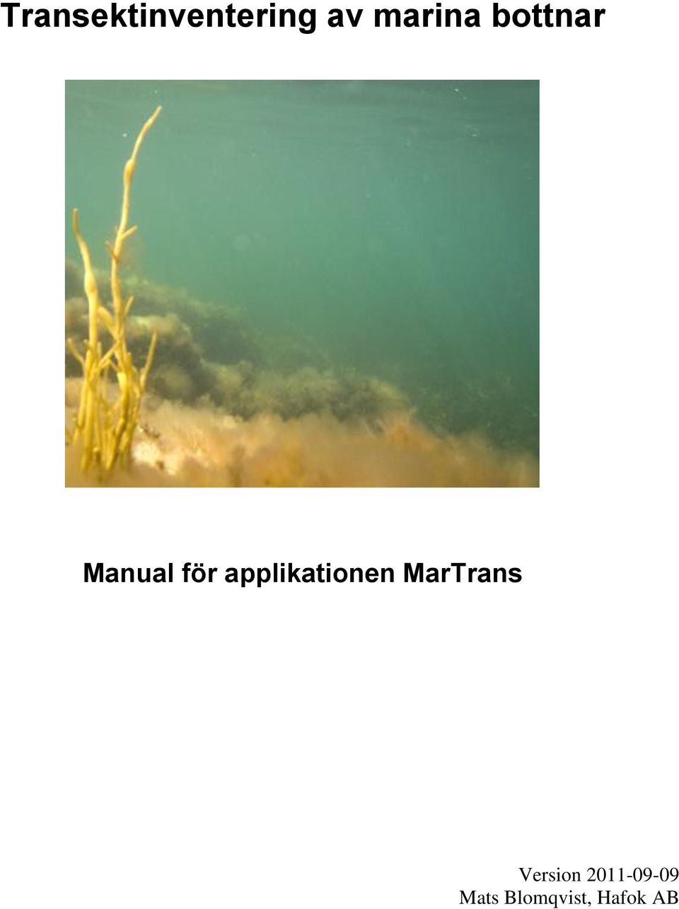 applikationen MarTrans