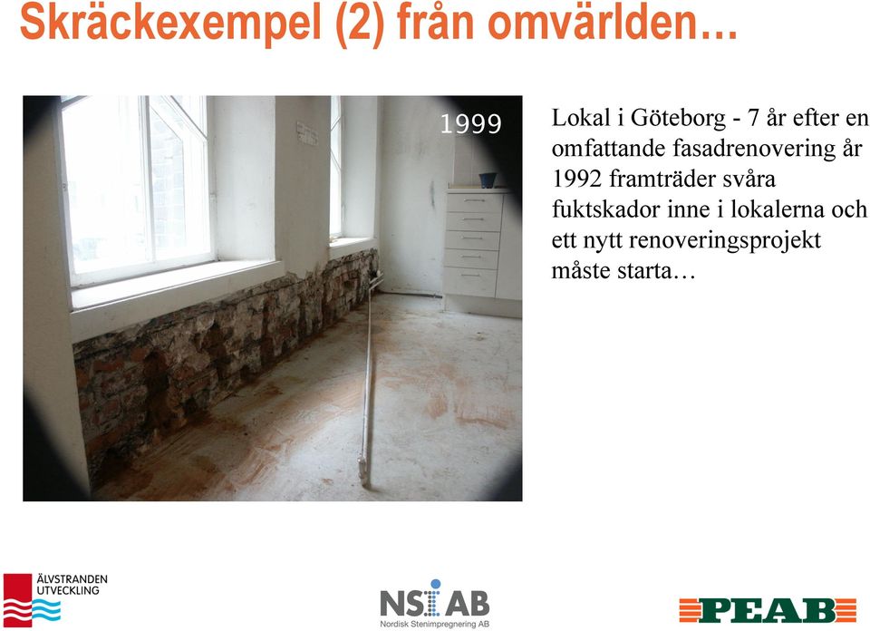 fasadrenovering år 1992 framträder svåra