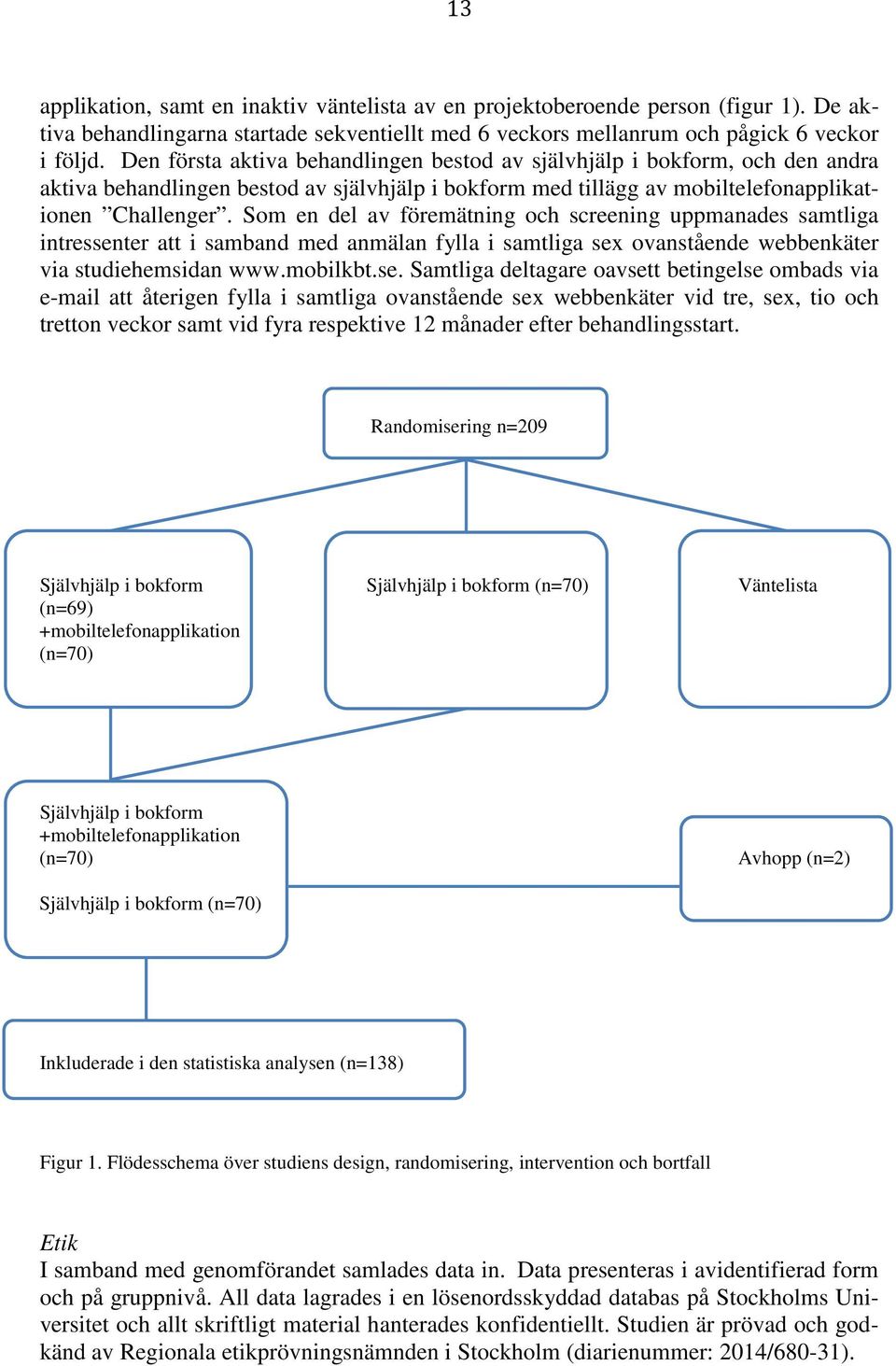 Som en del av föremätning och screening uppmanades samtliga intressen