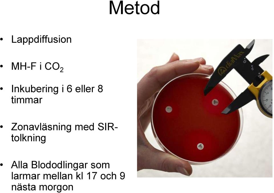 Zonavläsning med SIRtolkning Alla