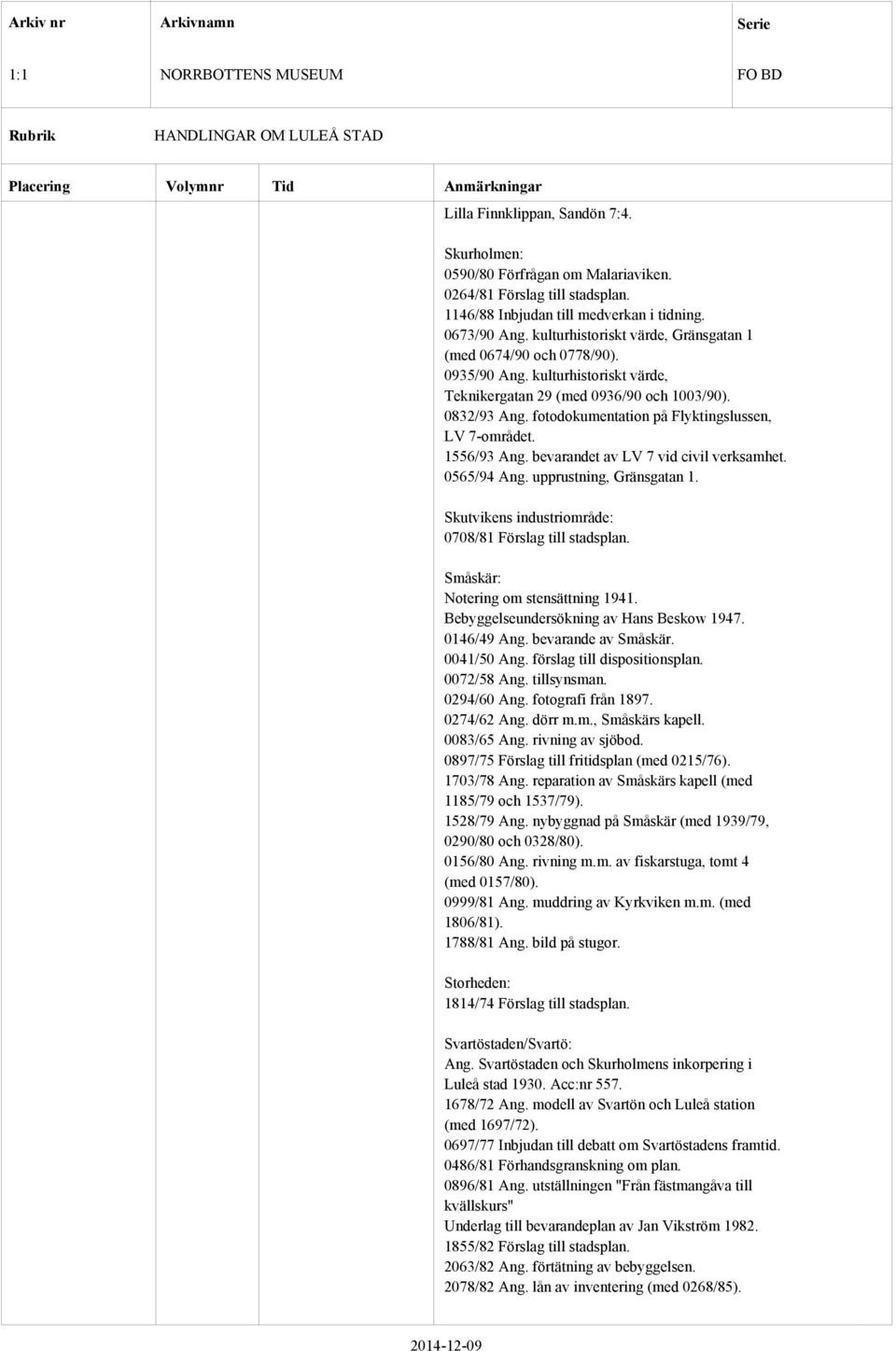 fotodokumentation på Flyktingslussen, LV 7-området. 1556/93 Ang. bevarandet av LV 7 vid civil verksamhet. 0565/94 Ang. upprustning, Gränsgatan 1.