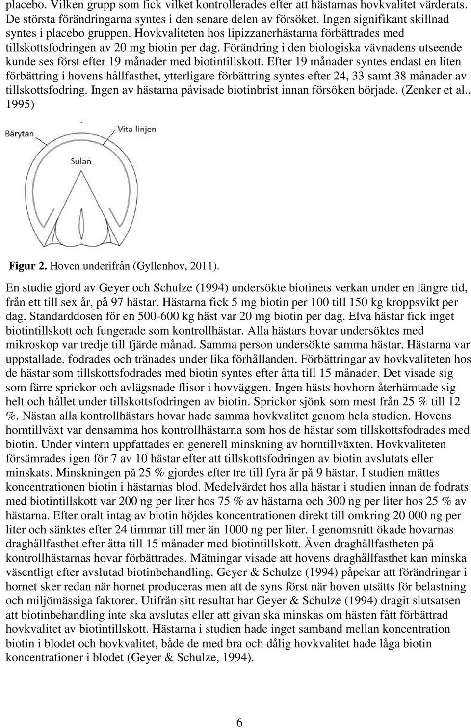 Förändring i den biologiska vävnadens utseende kunde ses först efter 19 månader med biotintillskott.