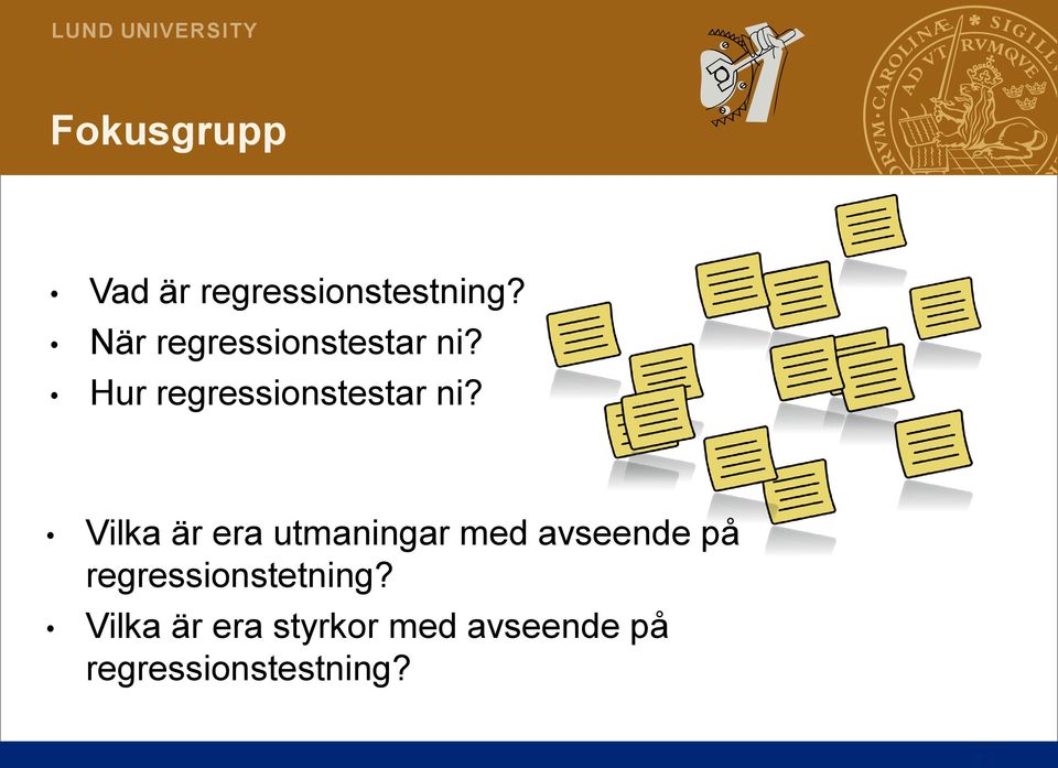 Vilka är era utmaningar med avseende på