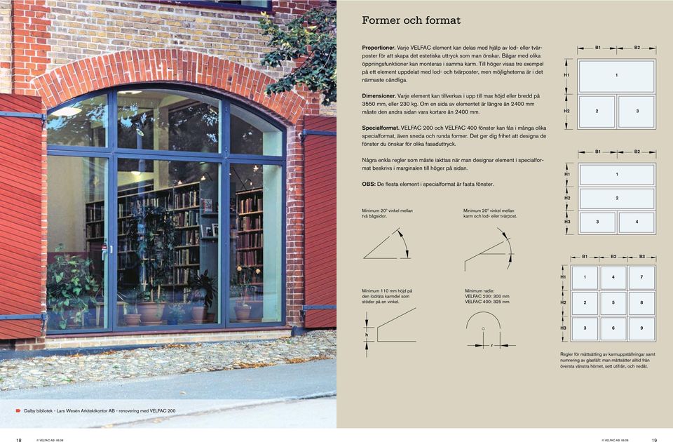 1 1 1 2 Dimensioner. Varje element kan tillverkas i upp till max höjd eller bredd på 3550 mm, eller 230 kg. Om en sida av elementet är längre än 2 mm måste den andra sidan vara kortare än 2 mm.