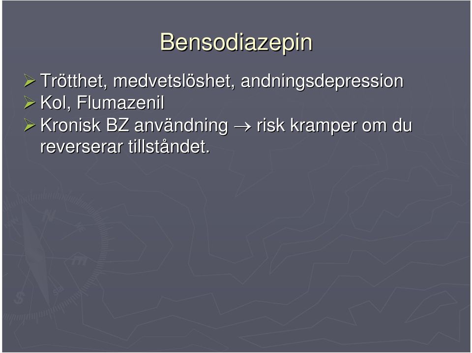 andningsdepression Kol, Flumazenil