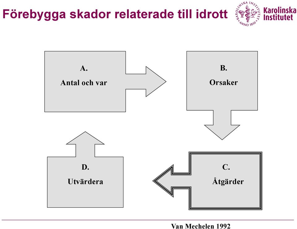 Antal och var B. Orsaker D.