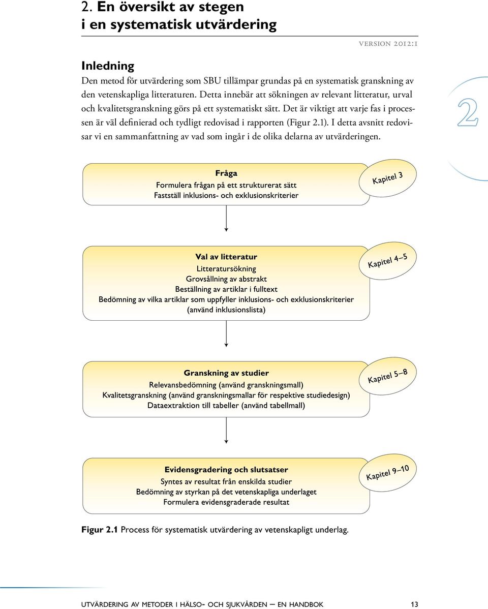 Detta innebär att sökningen av relevant litteratur, urval och kvalitetsgranskning görs på ett systematiskt sätt.