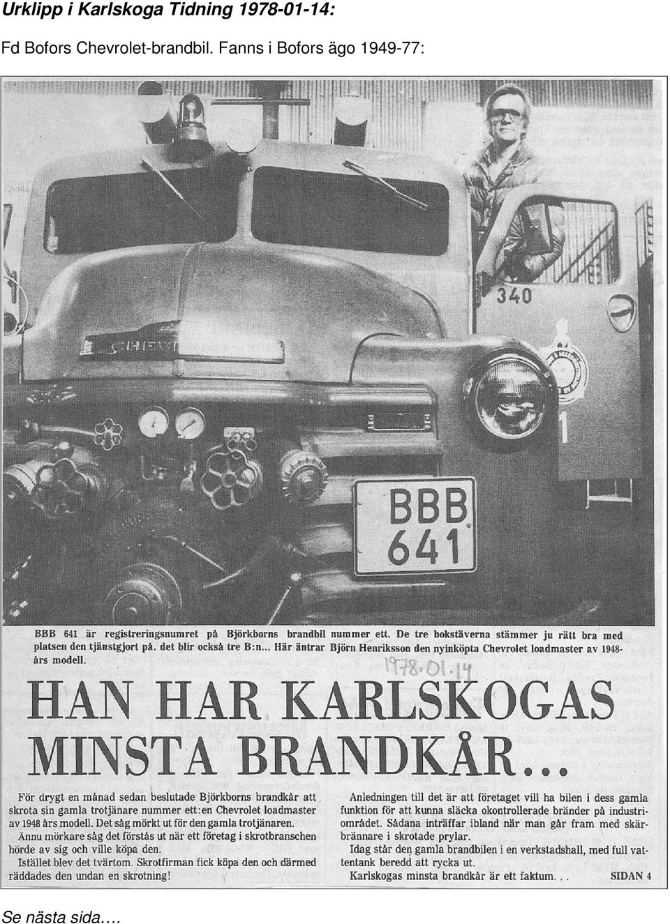 Chevrolet-brandbil.