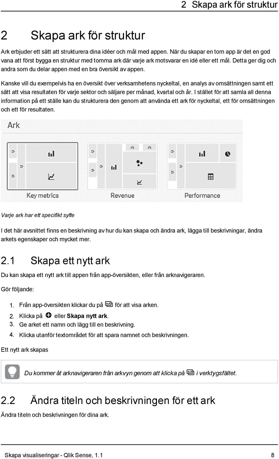 Detta ger dig och andra som du delar appen med en bra översikt av appen.