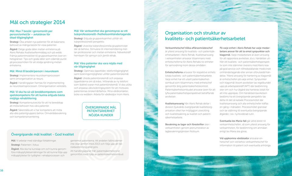 Tips och goda idéer som stående punkt på processmöten för att stödja spridning mellan enheterna.