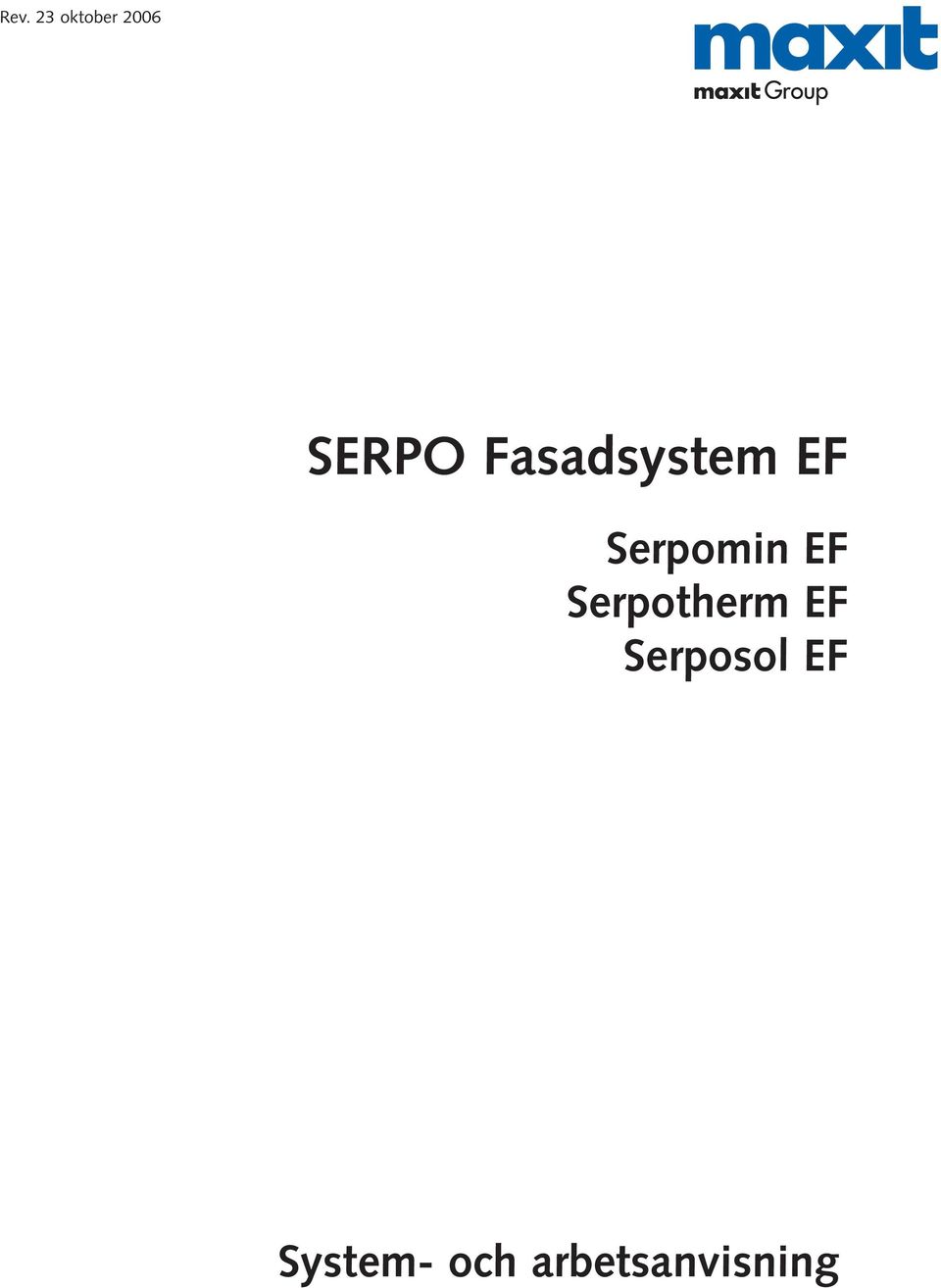 Serpotherm EF