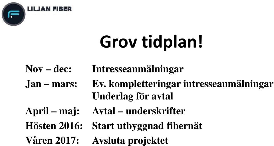 2017: Intresseanmälningar Ev.