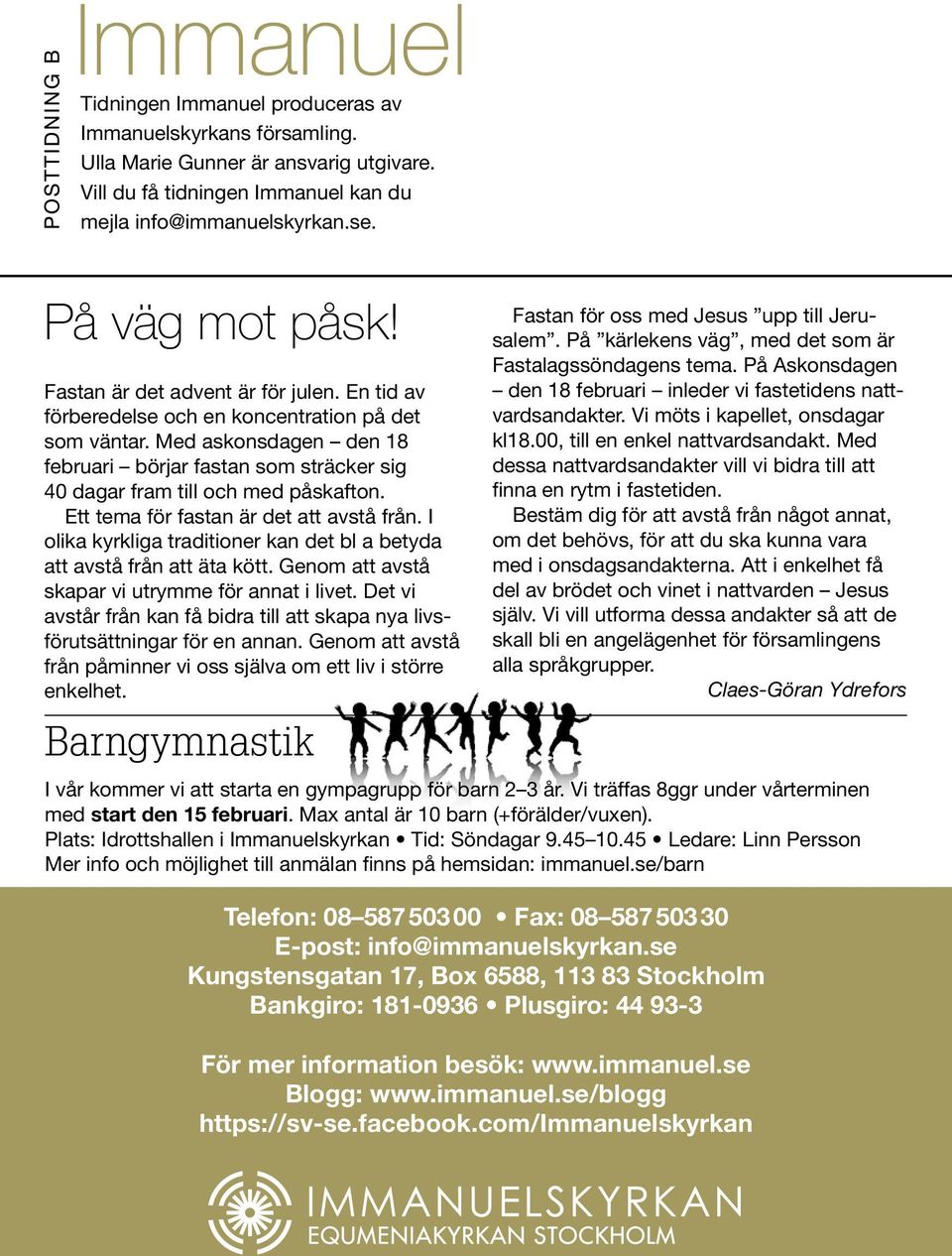 Ett tema för fastan är det att avstå från. I olika kyrkliga traditioner kan det bl a betyda att avstå från att äta kött. Genom att avstå skapar vi utrymme för annat i livet.