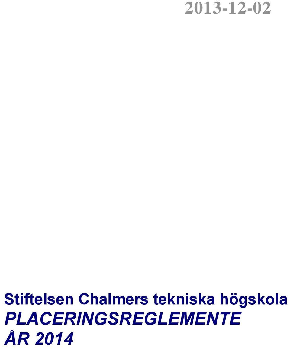 tekniska högskola