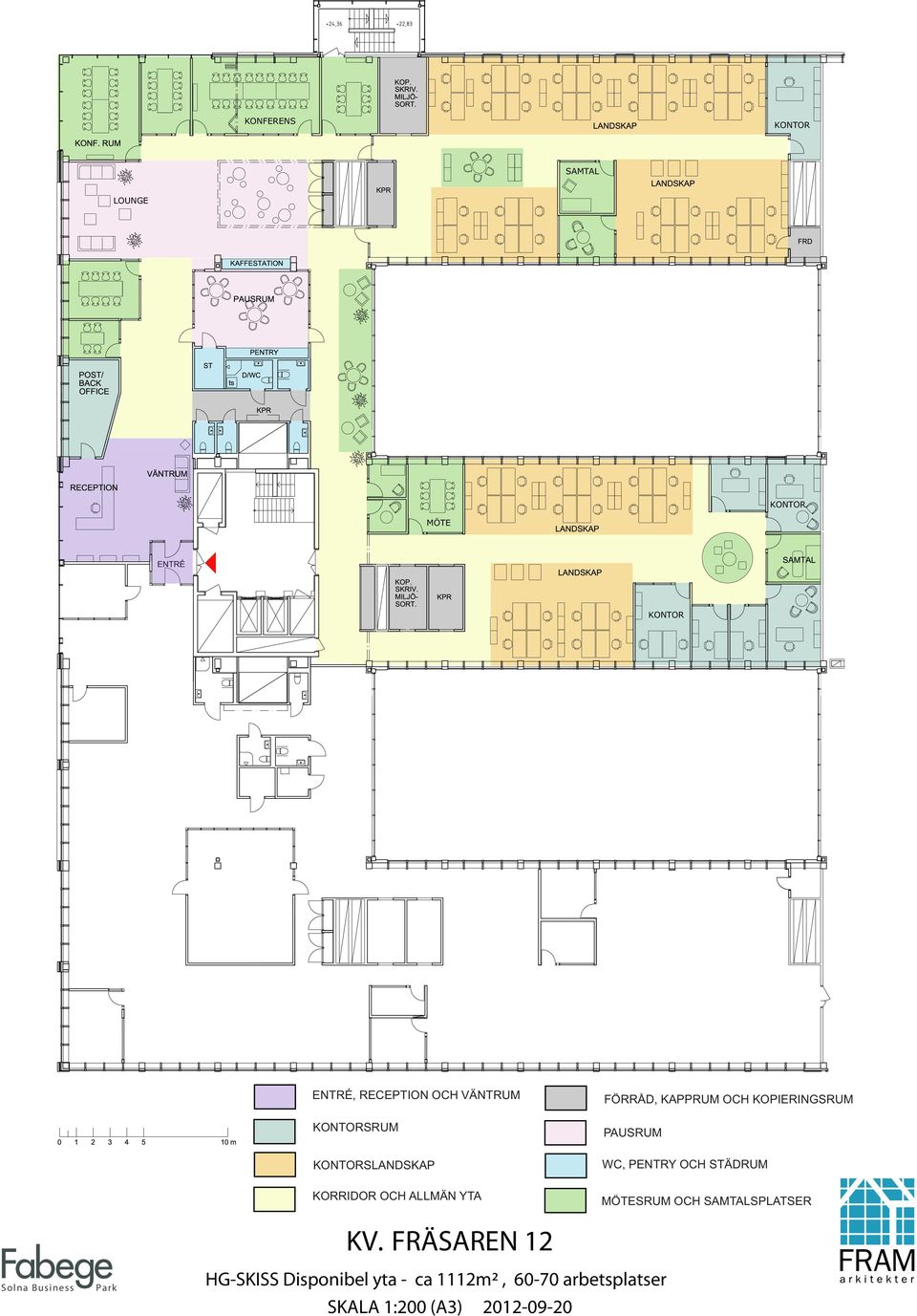 PAUSRUM WC, PENTRY OCH STÄDRUM MÖTESRUM OCH SAMTALSPLATSER Solna Business Park KV.