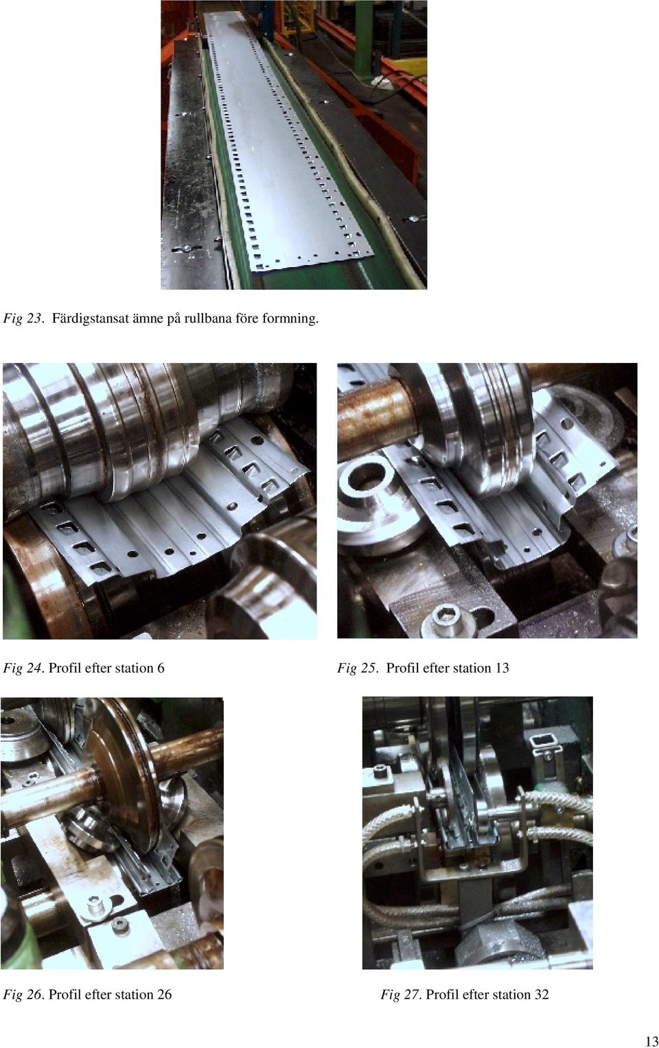 Fig 24. Profil efter station 6 Fig 25.