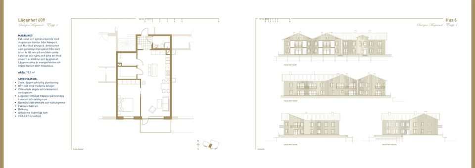 byggkonst. Lägenheterna är energieffektiva och byggs med ett stort miljöfokus.