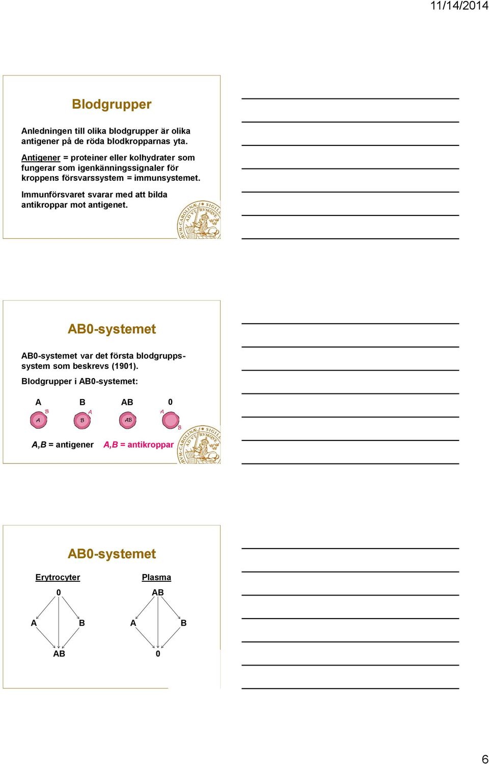 immunsystemet. Immunförsvaret svarar med att bilda antikroppar mot antigenet.