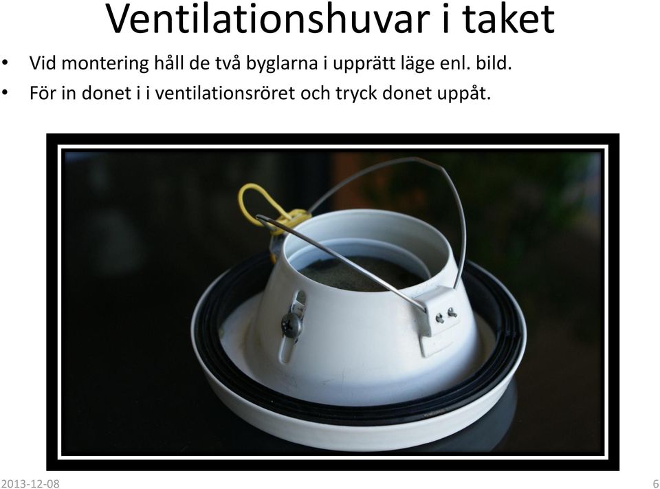 bild. För in donet i i