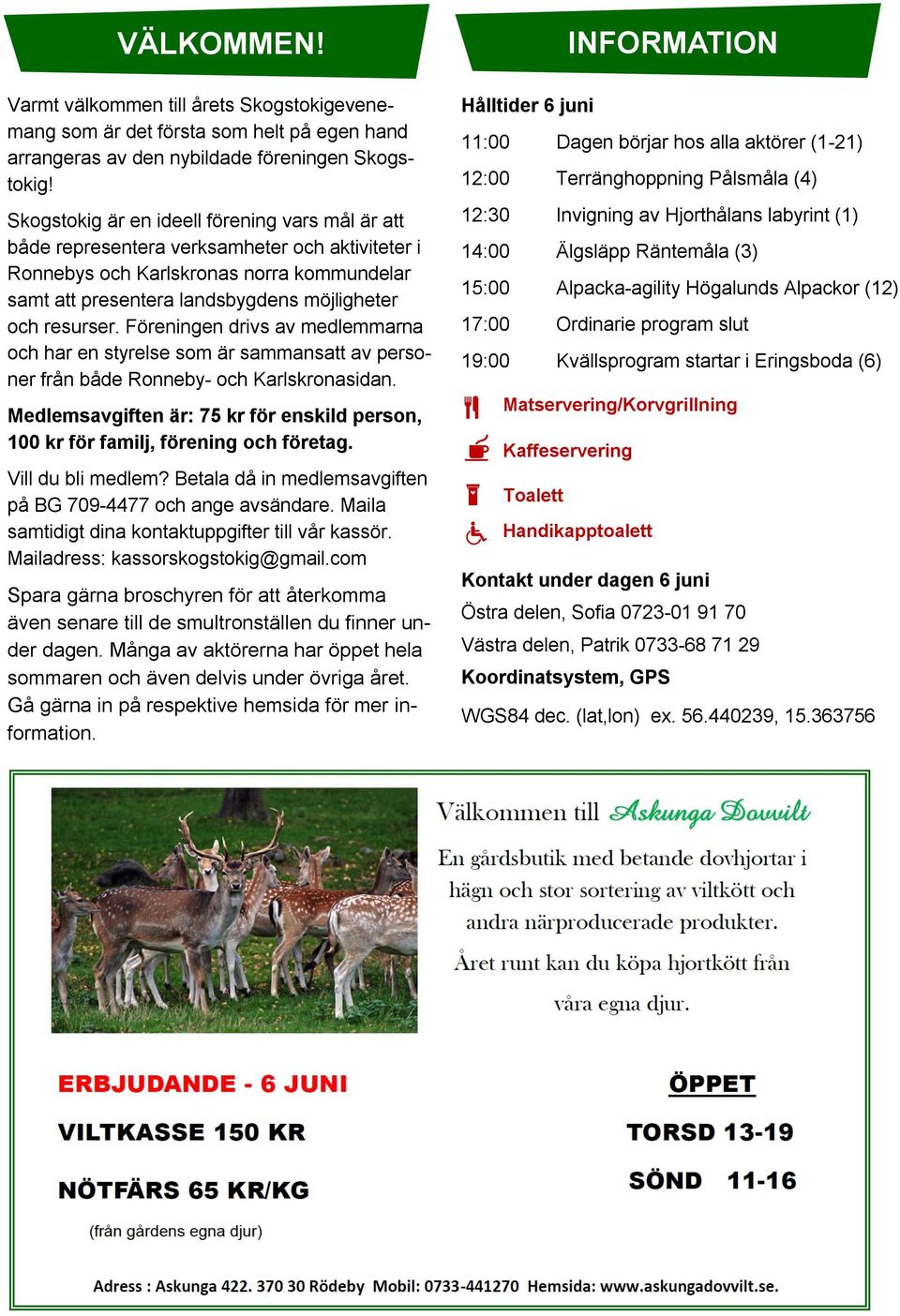 Föreningen drivs av medlemmarna och har en styrelse som är sammansatt av personer från både Ronneby- och Karlskronasidan.