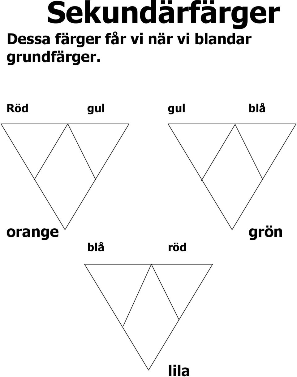 blandar grundfärger.